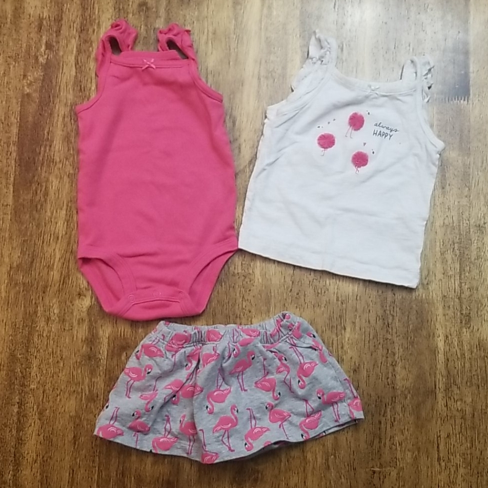 Carter's Flamingo Outfit Set
